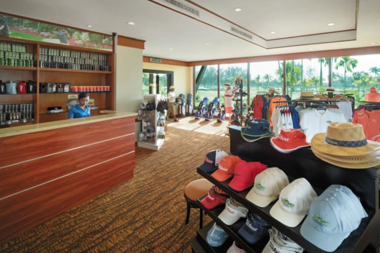Golf course pro shop